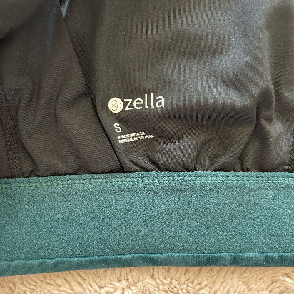 Zella Exhale Studio Lite Sports Bra, Green Moss, Size‎ Small - Picture 8 of 8